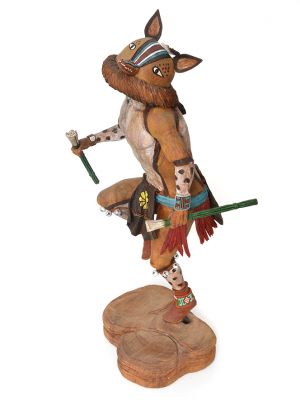 CHIPMUNK KACHINA DOLL BY CECIL CALNIMPTEWA (HOPI)
