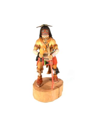 MOUNTAIN LION KACHINA DOLL BY MALCOLM FRED (HOPI)