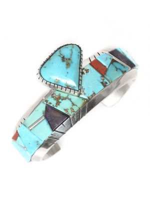 MULTI-STONE BRACELET BY CAUSANDRA DUKEPOO (HOPI)