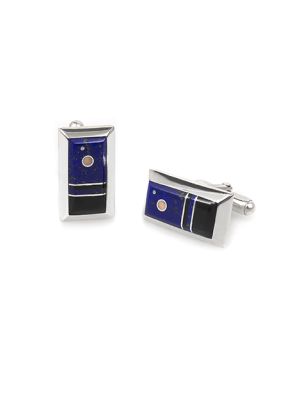 MULTI-STONE CUFFLINKS BY VERONICA BENALLY (NAVAJO)