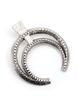 SILVER NAJA PENDENT BY GARY CUSTER (NAVAJO)
