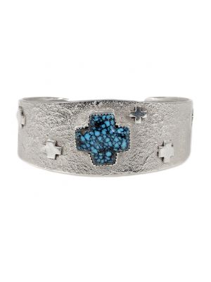 TURQUOISE FOUR DIRECTIONS BRACELET BY DOUG NAVA (TAOS)