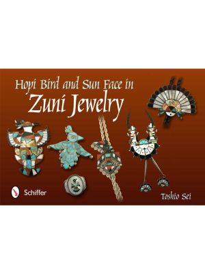 HOPI BIRD AND SUN FACE IN ZUNI JEWELRY BY TOSHIO SEI