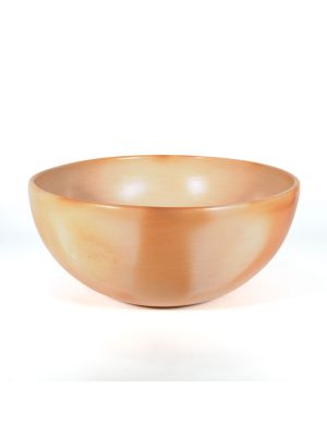 PLAIN POTTERY BOWL BY GARRETT MAHO (HOPI)