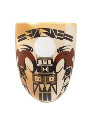 Pottery vase by Garrett Maho (Hopi)