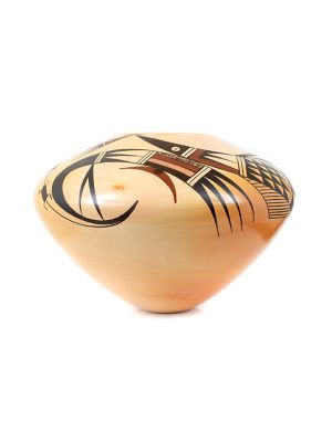 POTTERY WITH FROGS BY GARRETT MAHO (HOPI)