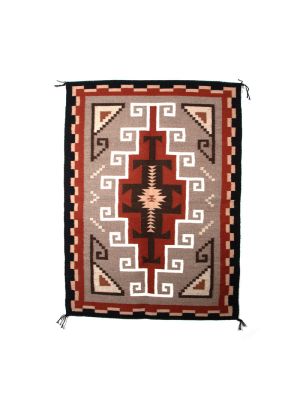 TRADITIONAL RUG BY LOUISE SINGER (NAVAJO)