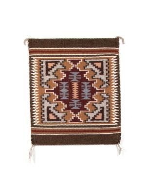 BURNTWATER PATTERN RUG BY AN ARTIST ONCE KNOWN (NAVAJO)