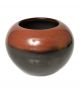 Redware/blackware pottery bowl by Russell Sanchez (San Ildefonso)