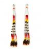 LONG BEADED EARRINGS BY SHERR PETE (NAVAJO)