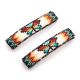 BEADED BARETTE PAIR BY DOROTHY DALE (NAVAJO)