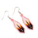 BEADED FEATHER EARRINGS BY V. BLACKIE (NAVAJO)