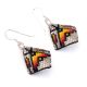BEADED EARRINGS BY MARCELLA BEALL (NAVAJO/JEMEZ)