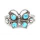 Turquoise butterfly bracelet by Don Platero (Navajo)