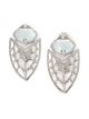 Shield earrings by Kristen Dorsey (Chickasaw)