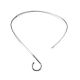 SILVER LOOP NECK BAR BY JIMMY JENSEN (NAVAJO)