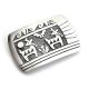 SILVER BELT BUCKLE BY TIMOTHY MOWA (HOPI)