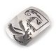SILVER BELT BUCKLE BY DARREN SEWEYESTEWA (HOPI)