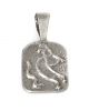 Sterling silver Kokopelli pendant by Carlton Jamon (Zuni)