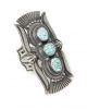 #8 TURQUOISE RING BY CURTIS PETE (NAVAJO)