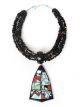 6-strand multi-stone necklace by Chris Nieto (Santo Domingo)