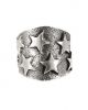 SILVER STAR CAST RING BY KEVIN YAZZIE (NAVAJO)