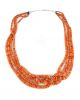 4-strand spiny oyster necklace by Kenneth Aguilar (Santo Domingo)