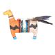 PAINTED DEER FOLKART BY PETER RAY JAMES (NAVAJO)