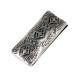 Sterling silver stamped money clip by S. Skeets (Navajo)