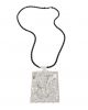 SILVER ABSTRACT NECKLACE BY DYLAN POBLANO (ZUNI)
