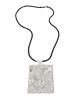 SILVER ABSTRACT NECKLACE BY DYLAN POBLANO (ZUNI)