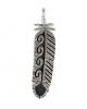 OVERLAY FEATHER PENDANT BY RUBEN SAUFKIE (HOPI)