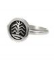 STERLING SILVER CORN STALK RING BY AN ARTIST ONCE KNOWN (HOPI)