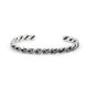 SILVER TWISTED CUFF BRACELET BY TRAVIS TELLER (NAVAJO)