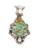 VARISCITE & SHELL PENDANT BY ANTHONY GARCIA (YAQUI)