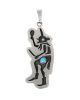 MUDHEAD PENDANT BY RUBEN SAUFKIE (HOPI)