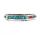 TURQUOISE & CORAL BRACELET BY DON SUPPLEE (HOPI)