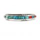 TURQUOISE & CORAL BRACELET BY DON SUPPLEE (HOPI)