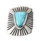 MORENCI TURQUOISE RING BY TOMMY JACKSON (NAVAJO)