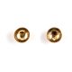 GOLD HUMMINGBIRD STUD EARRINGS BY MARIAN DENIPAH (NAVAJO/OHKAY OWINGEH)