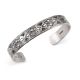 SILVER STAMPED CUFF BRACELET BY ROLAND BEGAY (NAVAJO)