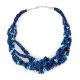 4-STRAND LAPIS & TURQUOISE NECKLACE BY MARDI TELLER (NAVAJO)