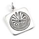 SILVER 'MAN IN THE MAZE' PENDANT BY JAMES FENDENHEIM (TOHONO O'ODHAM)