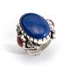 MULTI-STONE & SILVER RING BY VERNON BEGAYE (NAVAJO)