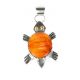 SPINY OYSTER TURTLE PENDANT BY STEVE LARANCE (HOPI)