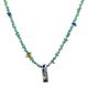TURQUOISE MULTI-STONE INLAY NECKLACE BY JANALEE REANO (SAN FELIPE)