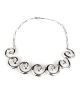 STERLING SILVER SWIRL NECKLACE BY MILDRED PARKHURST (NAVAJO)