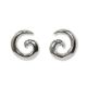 SILVER SPIRAL EARRINGS BY MILDRED PARKHURST (NAVAJO)