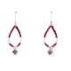 SILVER BEADED STAR EARRINGS BY KENNETH JOHNSON (MUSCOGEE CREEK/SEMINOLE)