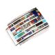 SILVER & MULTI-STONE INLAY BELT BUCKLE BY VERNON BEGAYE (NAVAJO)